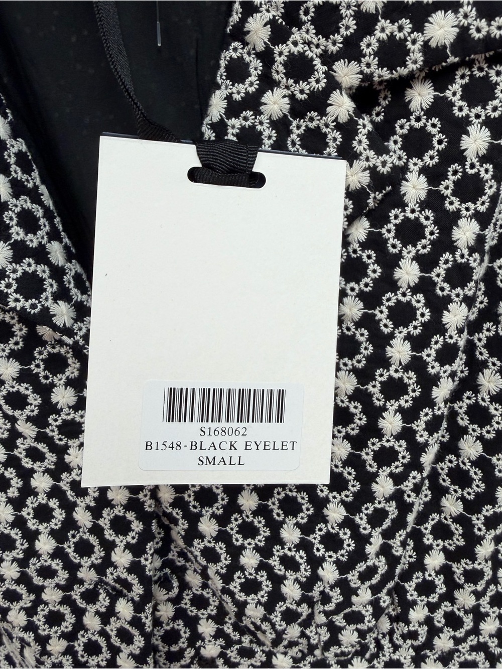 Pomander Place Black and White Floral A-Line - Picture 4 of 5